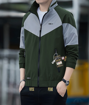 Azmani Full Sleeve Colorblock Men Jacket