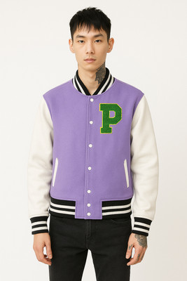 Mg Fab Full Sleeve Solid, Striped Men Jacket