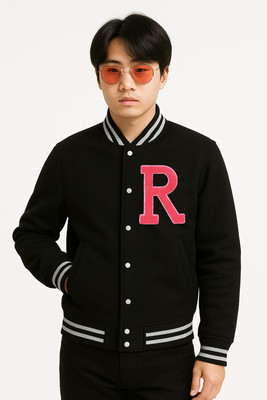 Crossbone Full Sleeve Graphic Print Men Jacket