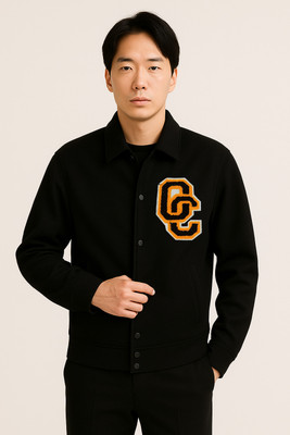 Alvis9 Full Sleeve Applique Men Jacket