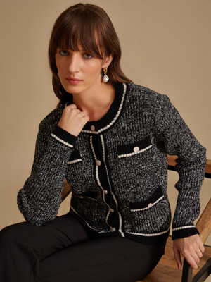 KAZO Full Sleeve Self Design Women Jacket