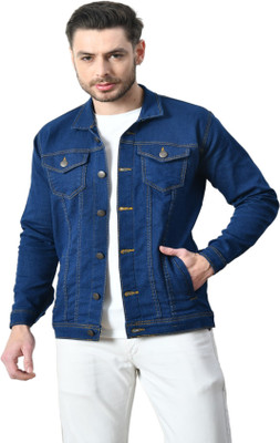 mevan Full Sleeve Solid Men Denim Jacket