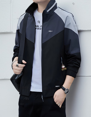 Azmani Full Sleeve Colorblock Men Jacket