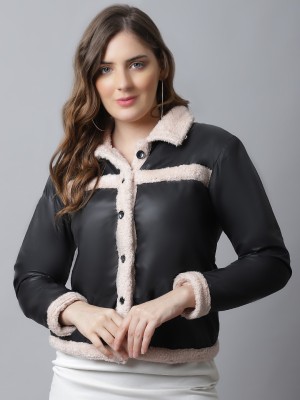 Jakanary Full Sleeve Self Design Women Jacket