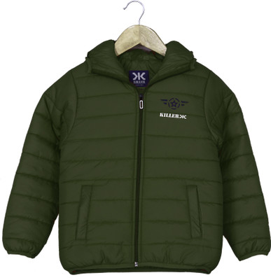 KILLER Full Sleeve Self Design Boys Jacket