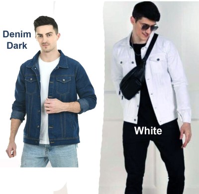 AD Fashion Store Full Sleeve Solid Men Denim Jacket