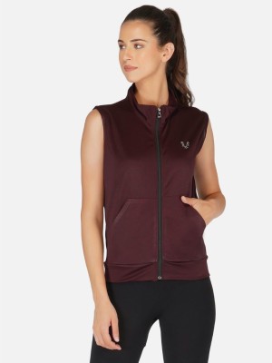 UZARUS Sleeveless Solid Women Jacket