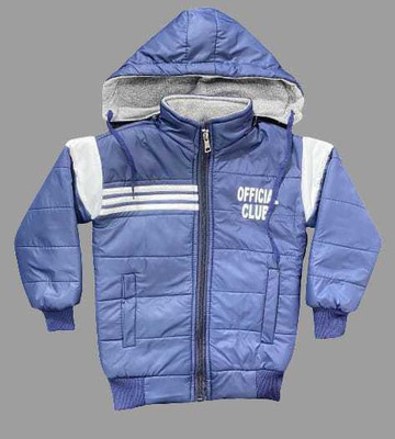 official club Full Sleeve Geometric Print Baby Boys Jacket