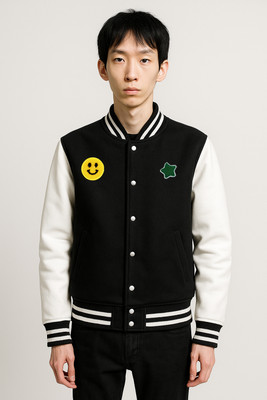 Damler Trend Full Sleeve Applique, Colorblock Men Jacket
