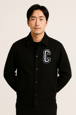 Damler Full Sleeve Solid, Applique Men Jacket