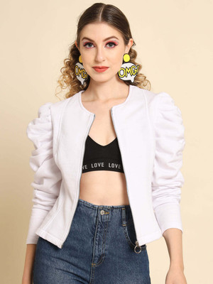 TANDUL Full Sleeve Solid Women Jacket