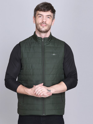Rare Times Sleeveless Solid Men Jacket