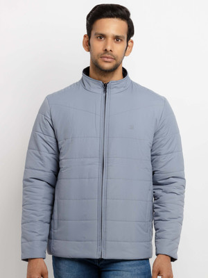 Status Quo Full Sleeve Solid, Self Design Men Jacket