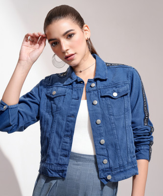 Tokyo Talkies 3/4th Sleeve Washed Women Jacket