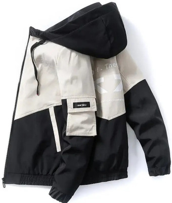 AZYHUB Full Sleeve Colorblock Men Jacket