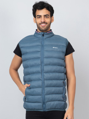 Xohy Sleeveless Solid Men Jacket