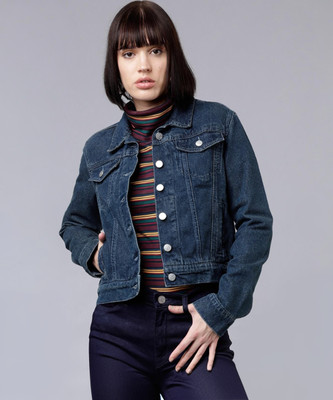 Tokyo Talkies Full Sleeve Solid Women Jacket