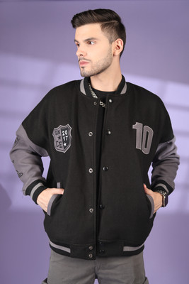 CHKOKKO Full Sleeve Self Design Men Jacket