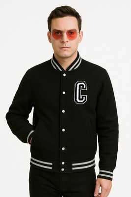 Alvis9 Full Sleeve Striped, Applique Men Jacket