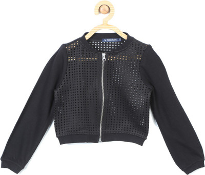 Allen Solly Full Sleeve Solid Girls Jacket