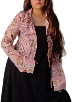LovneetSaini Full Sleeve Floral Print Women Jacket