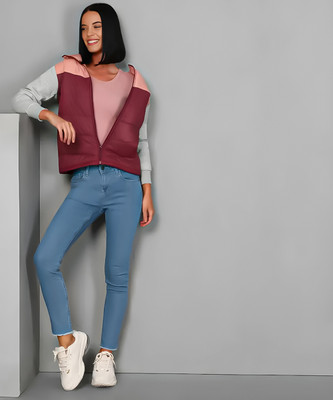 Pinacolada Full Sleeve Colorblock Women Jacket