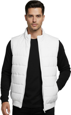 SANTMARCO Sleeveless Solid Men Jacket