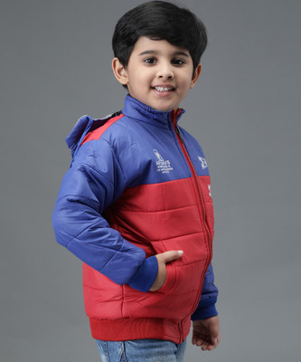 TRENDKNOT Full Sleeve Colorblock Boys Jacket