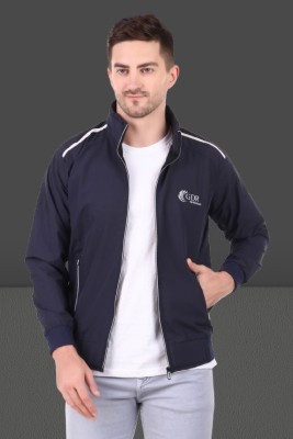 TURBINET Full Sleeve Solid Men Jacket