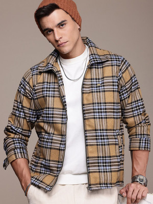 Roadster Full Sleeve Checkered Men Jacket