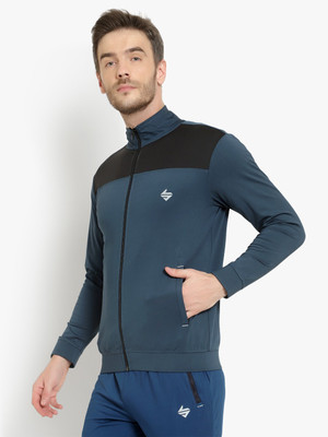 John Ally Full Sleeve Colorblock Men Jacket