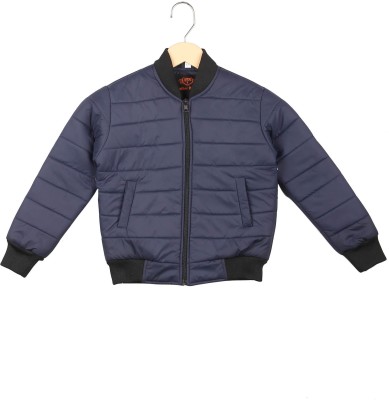 Leather Retail Full Sleeve Solid Boys Jacket