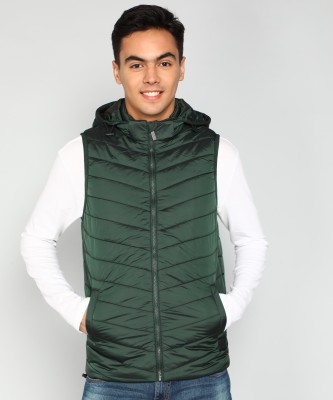 WROGN Sleeveless Solid Men Jacket