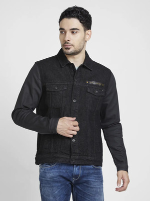 Spykar Full Sleeve Solid Men Jacket