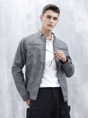 WROGN Full Sleeve Washed Men Jacket