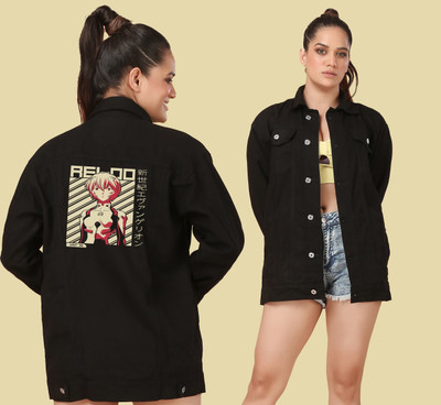 KLIZEN Full Sleeve Self Design Women Denim Jacket