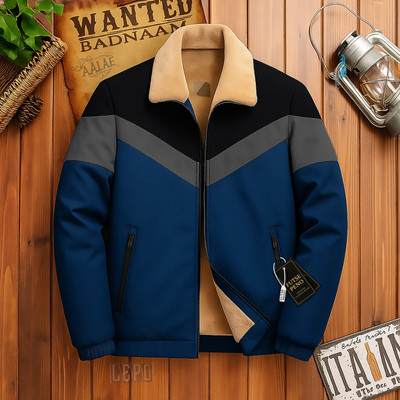 FUTSE PENO Full Sleeve Solid, Colorblock Men Jacket