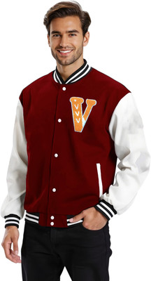 Oiin Full Sleeve Printed, Colorblock Men Jacket
