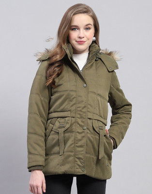 MONTE CARLO Full Sleeve Solid Women Jacket