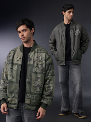 The Souled Store Full Sleeve Graphic Print Men Jacket