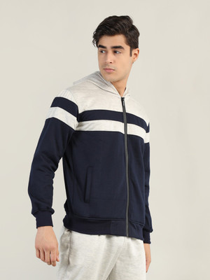 CHKOKKO Full Sleeve Colorblock Men Jacket