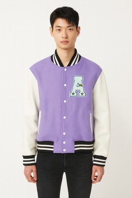 MG Trends Full Sleeve Solid, Striped Men Jacket