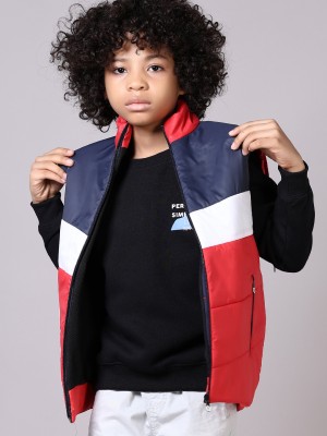 V-MART Sleeveless Colorblock Boys Jacket