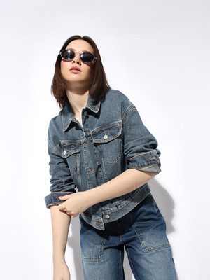 ONLY Full Sleeve Solid Women Jacket