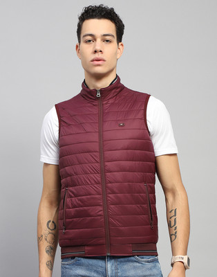 MONTE CARLO Sleeveless Solid Men Jacket