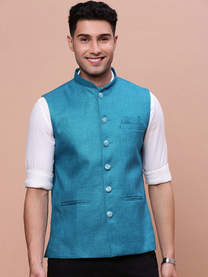 SHOWOFFFF Sleeveless Solid Men Jacket