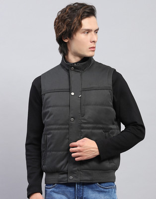 MONTE CARLO Sleeveless Solid Men Jacket