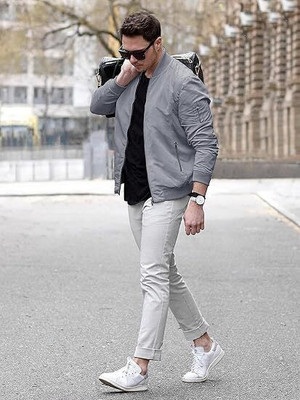 HouseOfCommon Full Sleeve Solid Men Jacket
