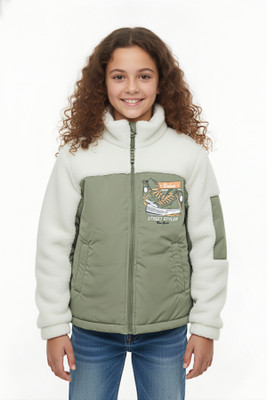 KILLER Full Sleeve Graphic Print Girls Jacket