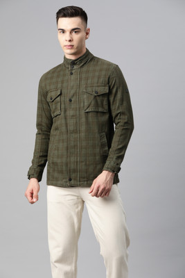 PIERRE CARLO Full Sleeve Checkered Men Jacket